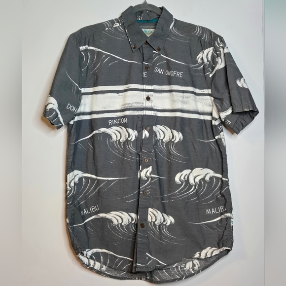 Hobie by Hurley Button Down Shirt Size M - Picture 1 of 10